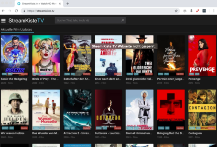 Streamkiste tv Wurde die Webseite gesperrt? Gibt es Alternativen?