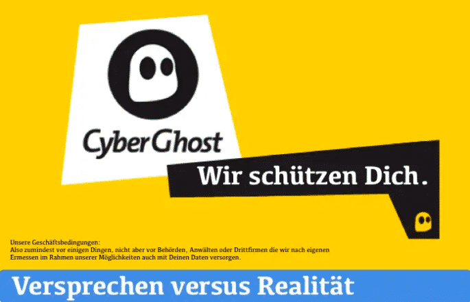 Das CyberGhost VPN Werbeversprechen