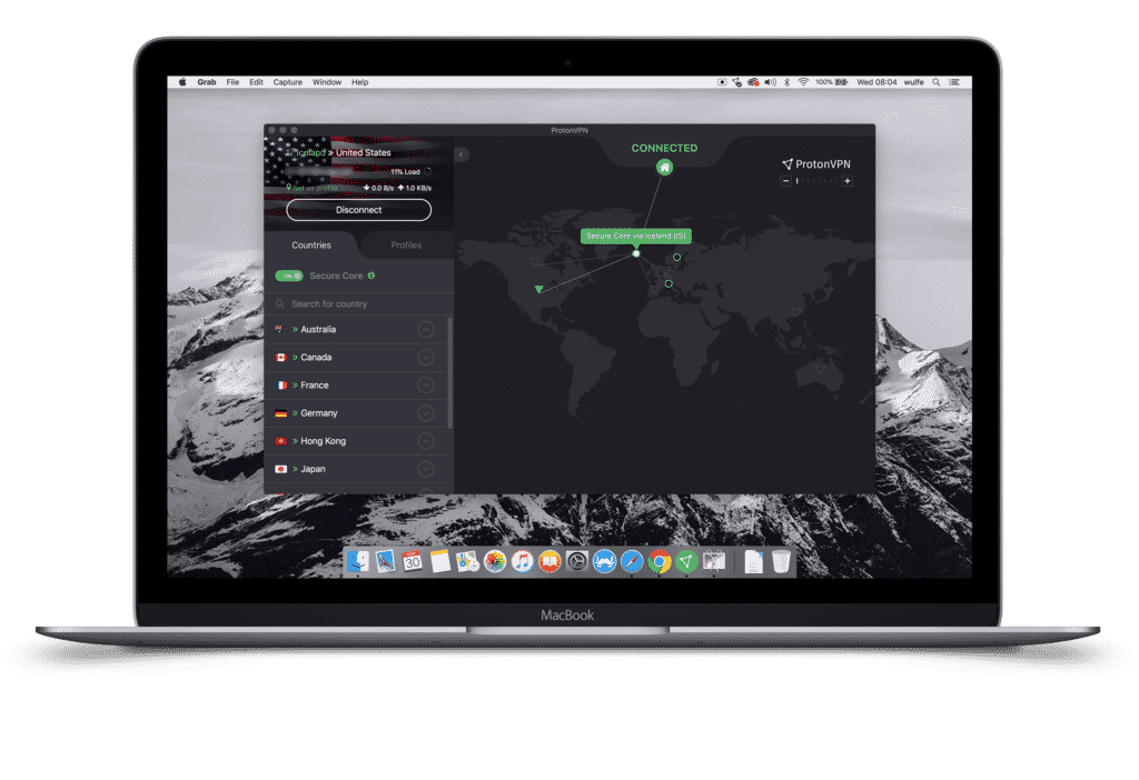 ProtonVPN Secure Core