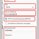Anleitung: Android & Perfect-Privacy VPN mit PPTP Protokoll einrichten