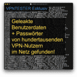 Geleakte VPN Konten im Internet gefunden